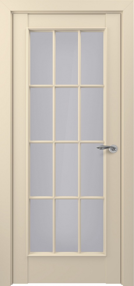 Zadoor-S Classic Неаполь ПО Английская Классика 35х800х2200 Матовый кремовый Сатинато